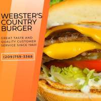 Webster's Country Burger Drive-in food