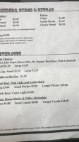 Pizzarama menu