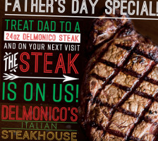 Delmonico's Italian Steakhouse food