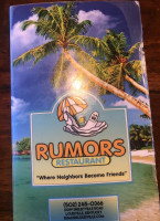 Rumors Restaurant Raw Bar food