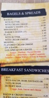 Bagel Dock Express menu