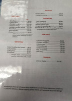 Milford Seafood Grill menu