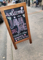 Java Joe outside