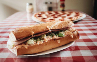 Dino's Pizza Subs food