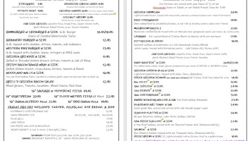 Woodland Creek Supper Club menu