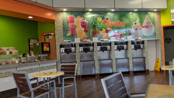 Yofrutii Frozen Yogurt inside