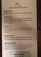 The Blue Dog Wine And Martini menu