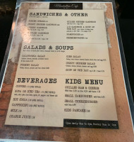 Manhattan Cafe In Mounta menu