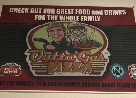 Outta Gas Pizza food