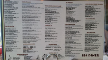 I-84 Diner menu