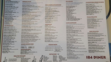 I-84 Diner menu