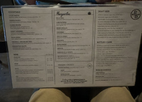 The Painted Burro menu