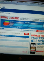 Domino's Pizza inside