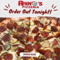 Rhino's Pizzeria food