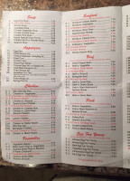 Shanghai menu