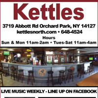 Kettles Korner menu