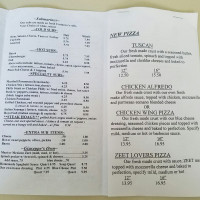 Giuseppe's menu