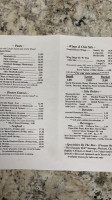 Giuseppe's menu