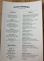 Trinity Brewery Liquor menu