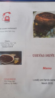 Cuevas Drive In menu