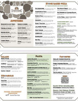 Stonehome Brewing Company menu