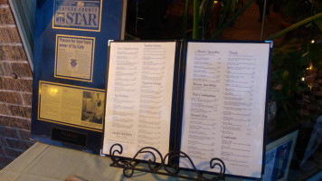 The Taj Cafe menu