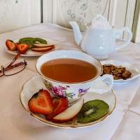 The Cozy Tea Cart food