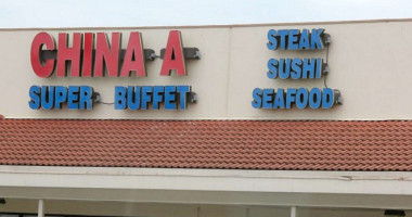 China A Super Buffet food