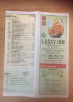 Lucky Inn menu