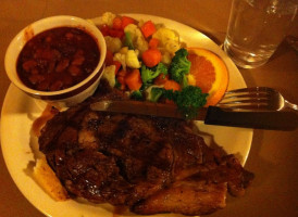 Brandin' Iron Steakhouse food