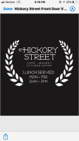 Hickory Street Cafe food