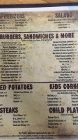 J M's Hill Country -b-q menu