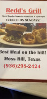 Redd's Grill Cafe food