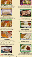 Casa Mexicana menu