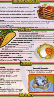 Casa Mexicana menu