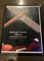 Burger Town Grille Upper Deck Sports inside