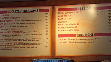 Taqueria Tres Amigos menu