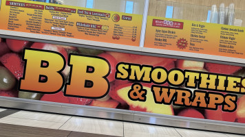 Bb Smoothies Wraps menu