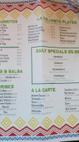 La Tejanita Burritos Bakery menu