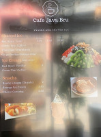 Cafe Java Bru food