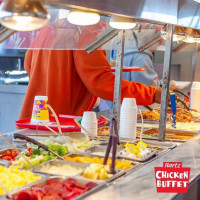 Hartz Chicken Buffet food