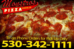 Monstros Pizza food