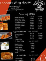 London's Wing House food