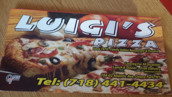 Luigi’s Pizza inside