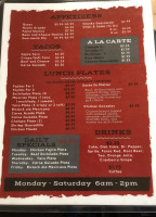 Becky's Taqueria menu