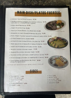 Pueblo Viejo menu