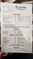 Cavalier Store menu