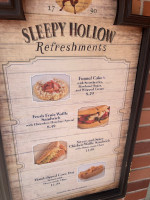 Sleepy Hollow menu