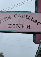 The Pink Cadillac Diner outside