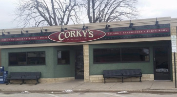 Corky's Pizza food